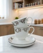 Refreshing Set of Six Tea Cups - Image 3