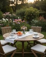 Modern Silver-Patterned Tea Cups Set - Image 2