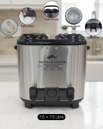 6+6 Litre Double Compartment Water Cooler | Hot & Cold Flask