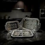 Luxury 3-Piece Silver & Gold Serving Tray Set