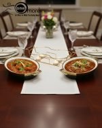 Luxury Black & Gold Ceramic Chafing Dish