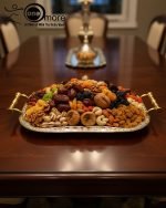 Luxury 3-Piece Silver & Gold Serving Tray Set