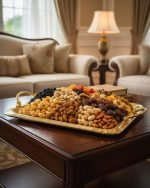 Luxury 3-Piece Silver & Gold Serving Tray Set