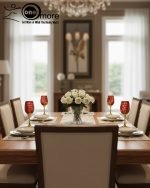 Royal Honeycomb beverage dispenser set with gold base and stemmed goblets in multiple colors (Red, Blue, White).