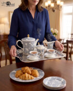Luxury Super Bone China Dinner Set - Image 4