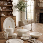 61-Piece Premium Super Bone China Dinner Set