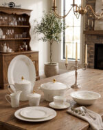 61-Piece Premium Super Bone China Dinner Set