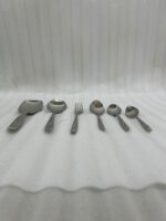 Elevate your dining table with this complete 53-piece cutlery set, expertly crafted to combine durability with timeless elegance. Made from high-quality stainless steel, this set is designed to resist tarnish and rust, ensuring your utensils maintain their shine for years to come. Whether you are hosting a formal dinner or upgrading your daily dining experience, this versatile set provides everything you need for service, organization, and style. Key Features Comprehensive 53-Piece Set: Includes everything required for a full table setting, neatly organized with an included stand for convenient storage and display. Premium Quality Material: Crafted from durable, corrosion-resistant stainless steel. Proudly Made in Pakistan: Supports local craftsmanship with high-grade manufacturing standards. Versatile Collection: Designed to handle every course, from soups and rice to main entrees. Set Breakdown: 12 x Table Spoons 12 x Tea Spoons 12 x Forks 12 x Knives 2 x Rice Serving Spoons 2 x Soup Serving Spoons 1 x Cutlery Stand