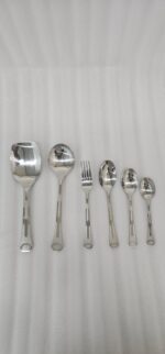 A high-quality 37-piece stainless steel cutlery set arranged neatly, including various spoons, forks, and knives, as displayed in 7.jpg.