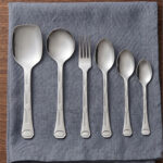 A high-quality 37-piece stainless steel cutlery set arranged neatly, including various spoons, forks, and knives, as displayed in 7.jpg.
