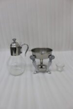 Luxury Glass Tea & Coffee Warmer Set - Image 3