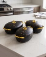 Marble & Gold Insulated Hotpot Set - Image 4