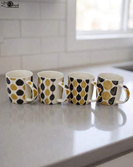 Modern Ceramic Coffee Mug Set