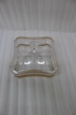 Elegant Crystal Dry Fruit Box with Gold Trim - Image 2