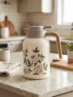 2L Vintage Floral Vacuum Thermal Flask - Image 2