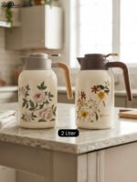 2L Vintage Floral Vacuum Thermal Flask