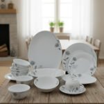 Elegant 36-Piece Opal Glass Dinnerware Set