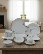 Elegant 36-Piece Opal Glass Dinnerware Set