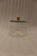 Heat-Resistant Ribbed Glass Cooking Pot - Image 2