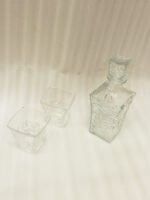 Elegant 7-Piece Amber Crystal Glass & Bottle Set - Image 3