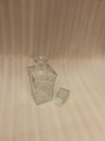 Elegant 7-Piece Amber Crystal Glass & Bottle Set - Image 3