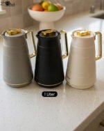 Premium 1L Thermal Vacuum Flask with Gold Accents