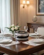 Luxury Black & Silver Insulated Hotpot