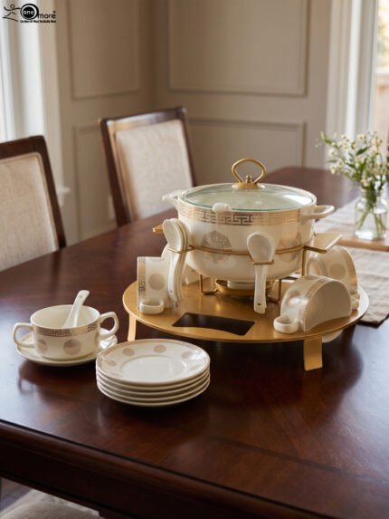 Luxury Ceramic Soup Set