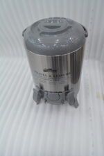 DAYDAYS 9.5 liter stainless steel hot and cold insulated water cooler dispenser with dual spigots and tripod legs