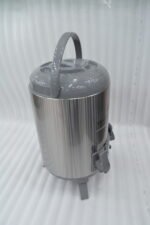 DAYDAYS 9.5 liter stainless steel hot and cold insulated water cooler dispenser with dual spigots and tripod legs