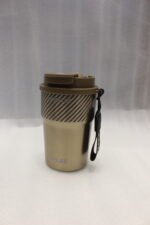 Stainless Steel Insulated Coffee Mug with Strap - Image 6