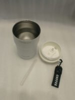 Stainless Steel Insulated Coffee Mug with Strap - Image 9