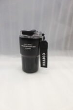 Coffee Mug with Strap & Flip Lid - Image 2