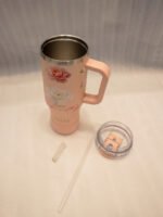 Floral Stainless Steel Insulated Tumbler - Image 3