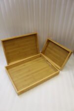3-Piece Wooden Serving Tray Set - Image 7